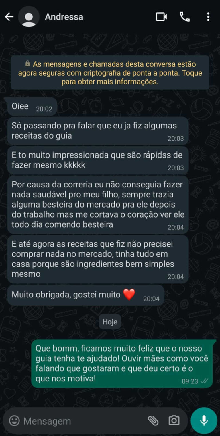 Depoimento Andressa